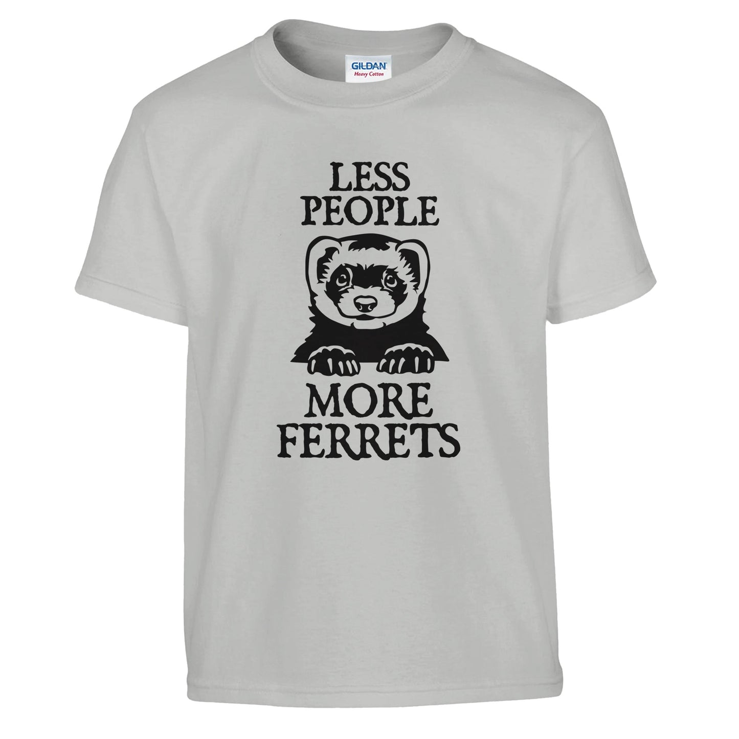 Less People More Ferrets Kids T-shirt