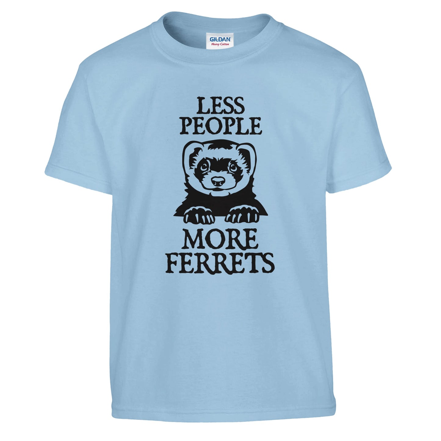 Less People More Ferrets Kids T-shirt