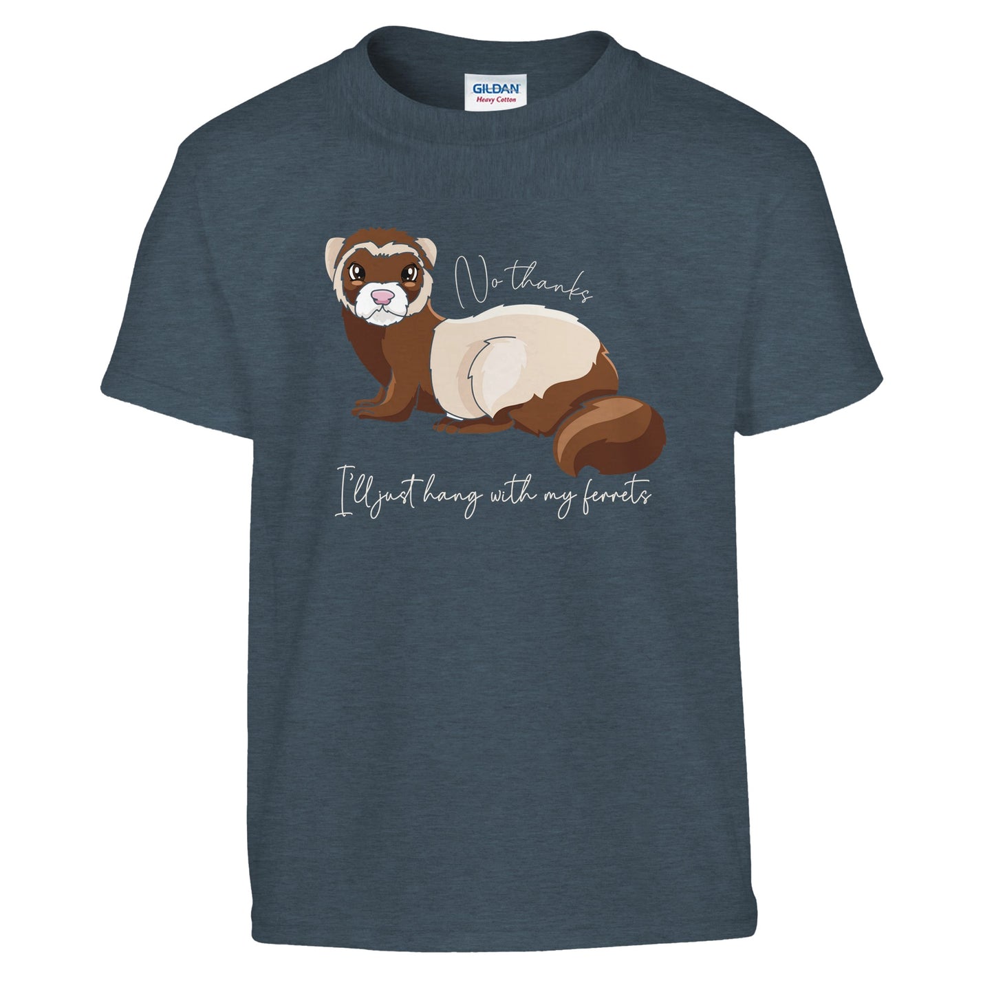 Rather Hang With Ferrets Kids T-shirt
