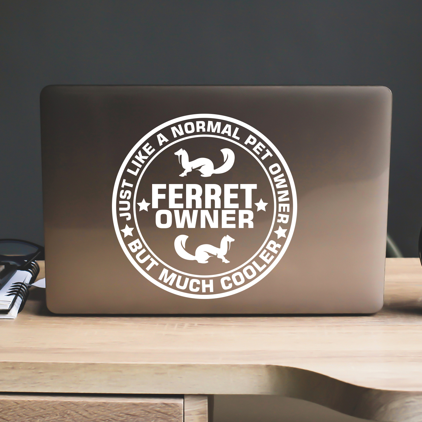 Ferret Owner Sticker