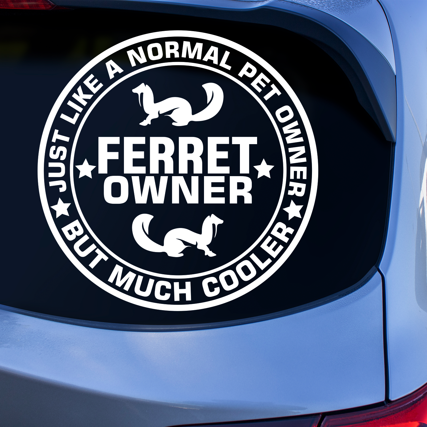 Ferret Owner Sticker