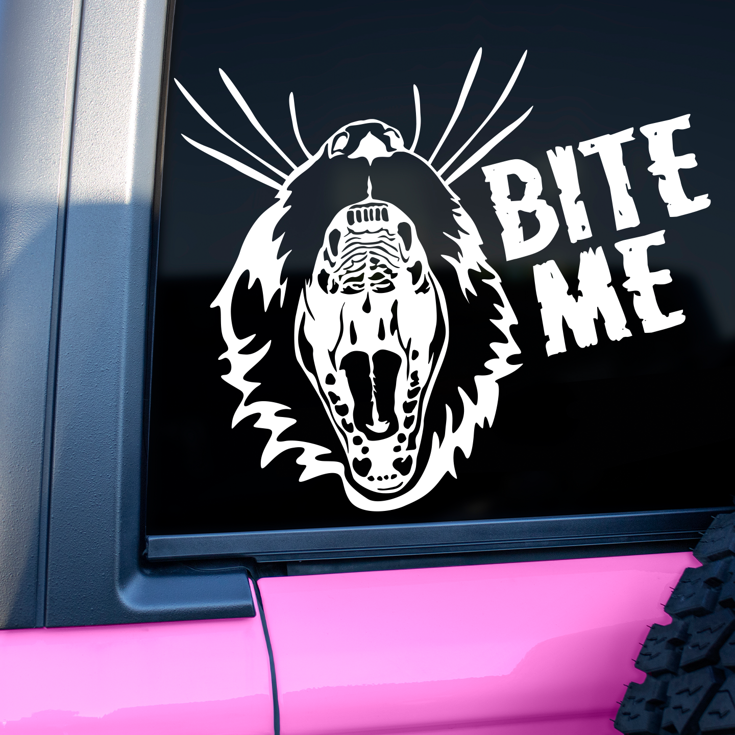 Ferret Bite Me Sticker