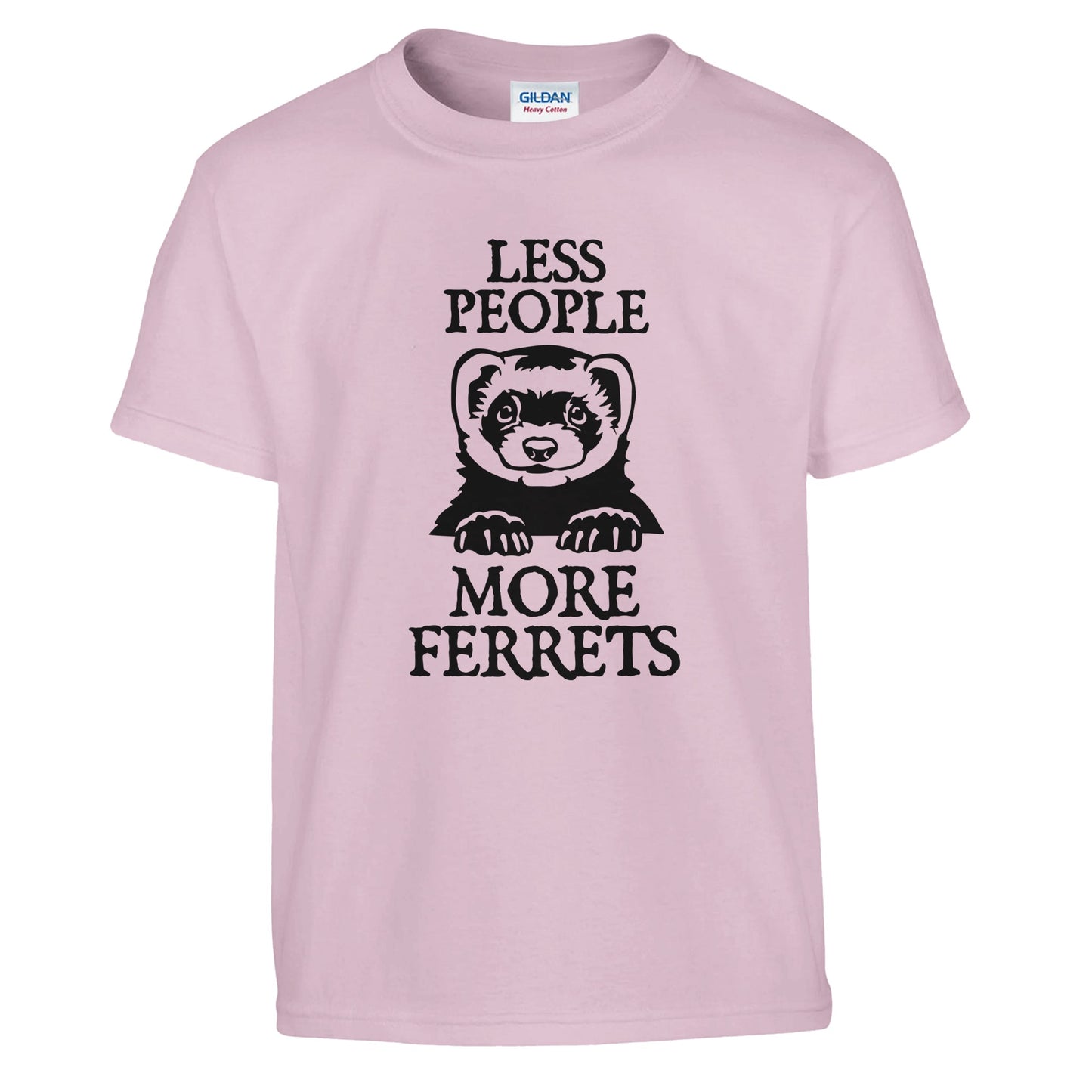 Less People More Ferrets Kids T-shirt