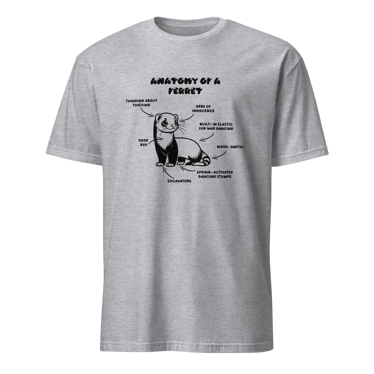 Anatomy Of A Ferret Unisex T-Shirt