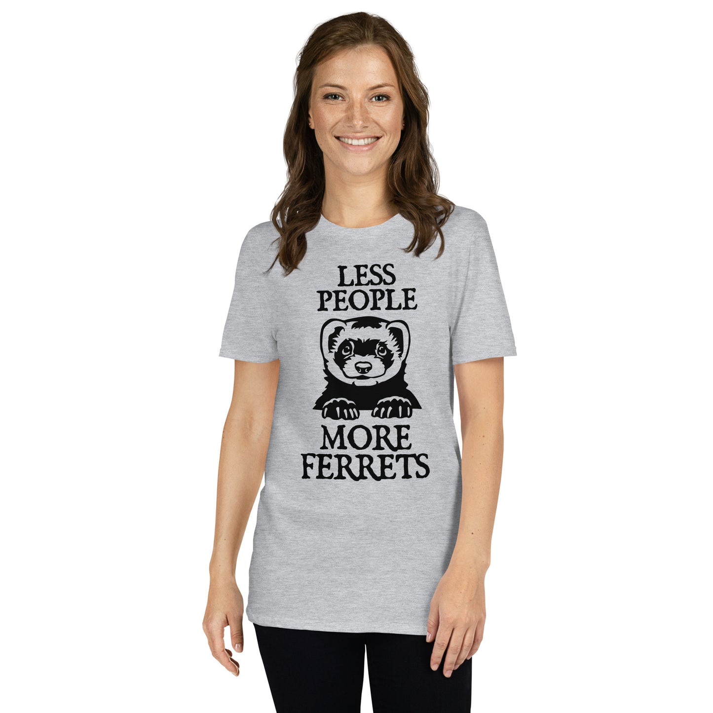 Less People More Ferrets Unisex T-Shirt