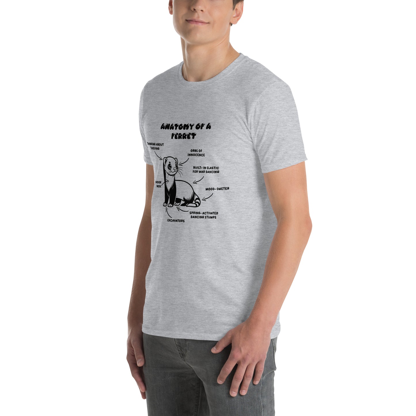 Anatomy Of A Ferret Unisex T-Shirt
