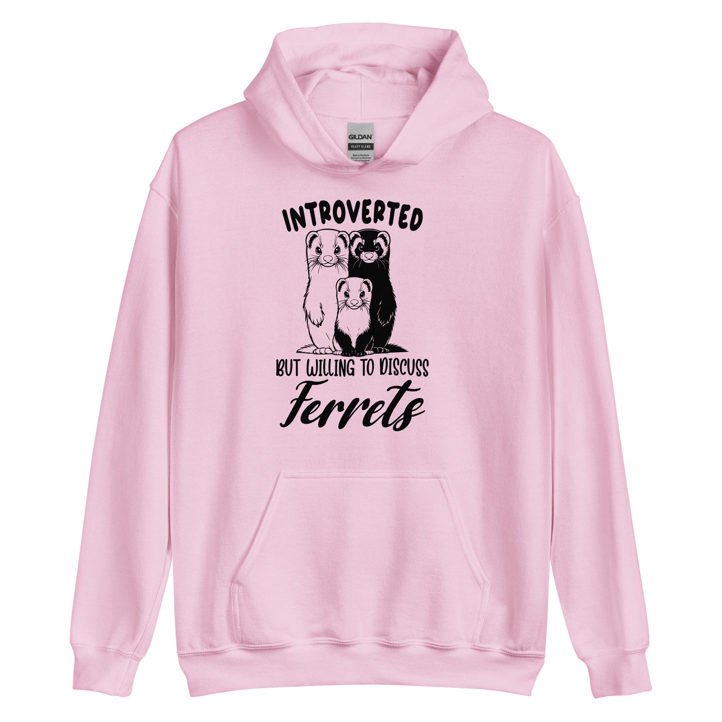 Ferret Introverted Unisex Hoodie