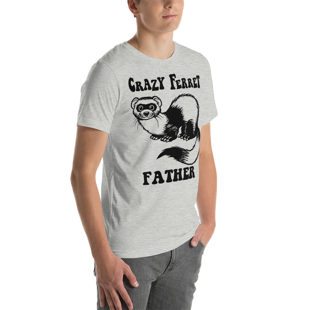 Crazy Ferret Father T-Shirt