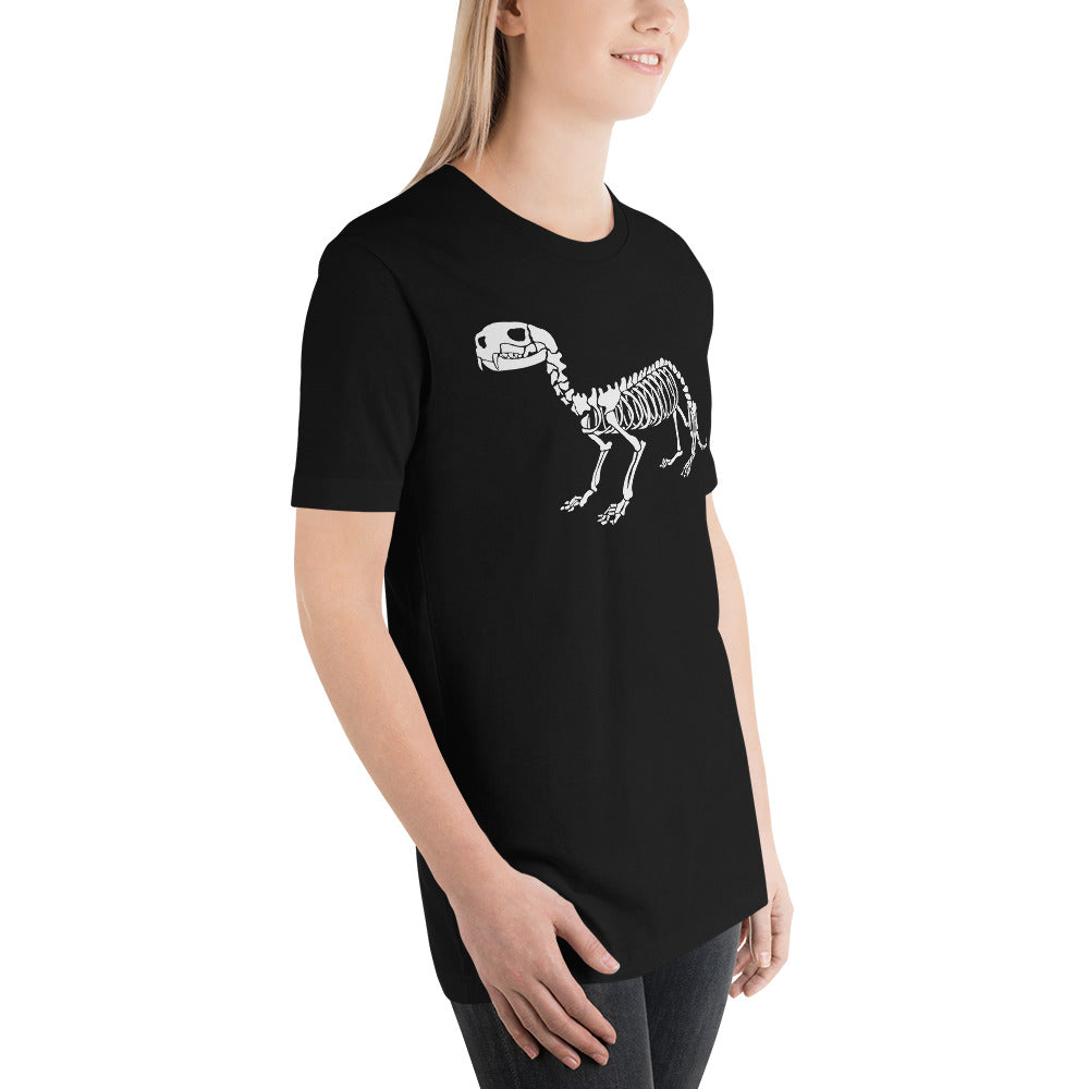 Ferret Skeleton Unisex T-Shirt