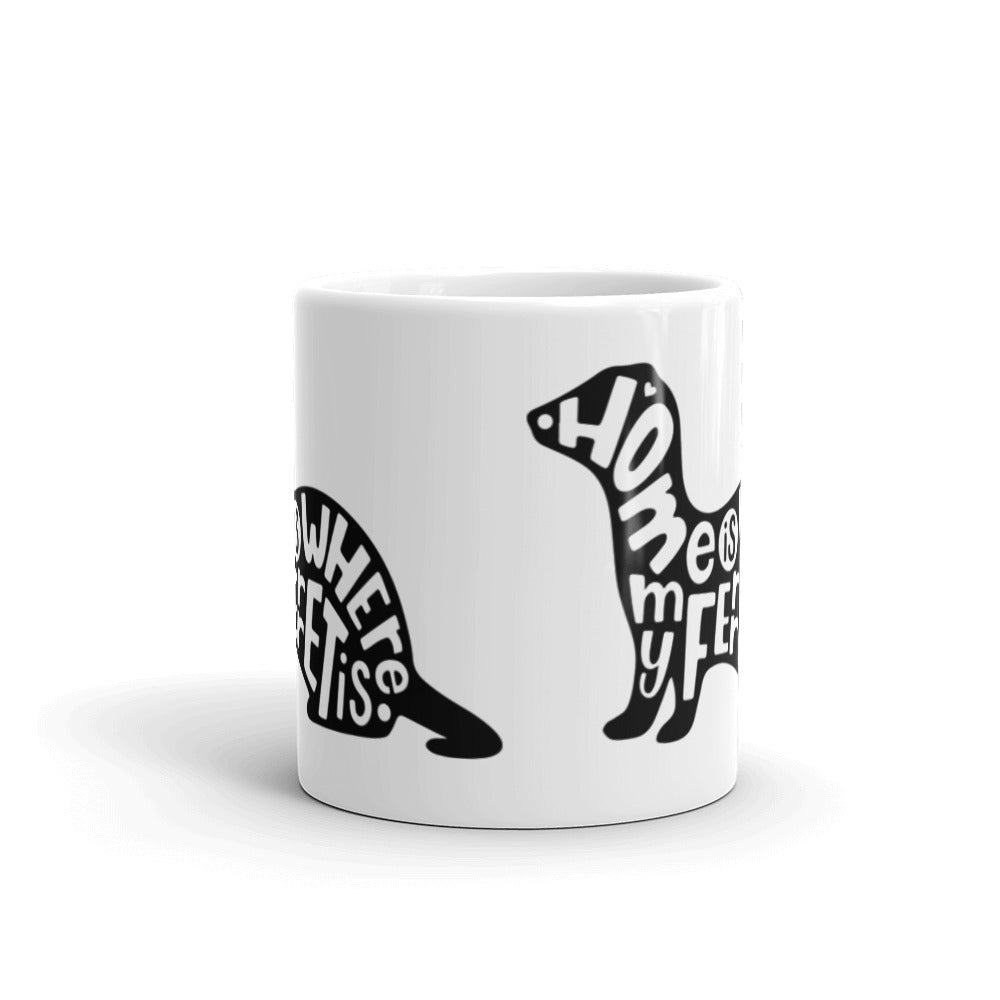 Home Is Where The Ferret Is Mug