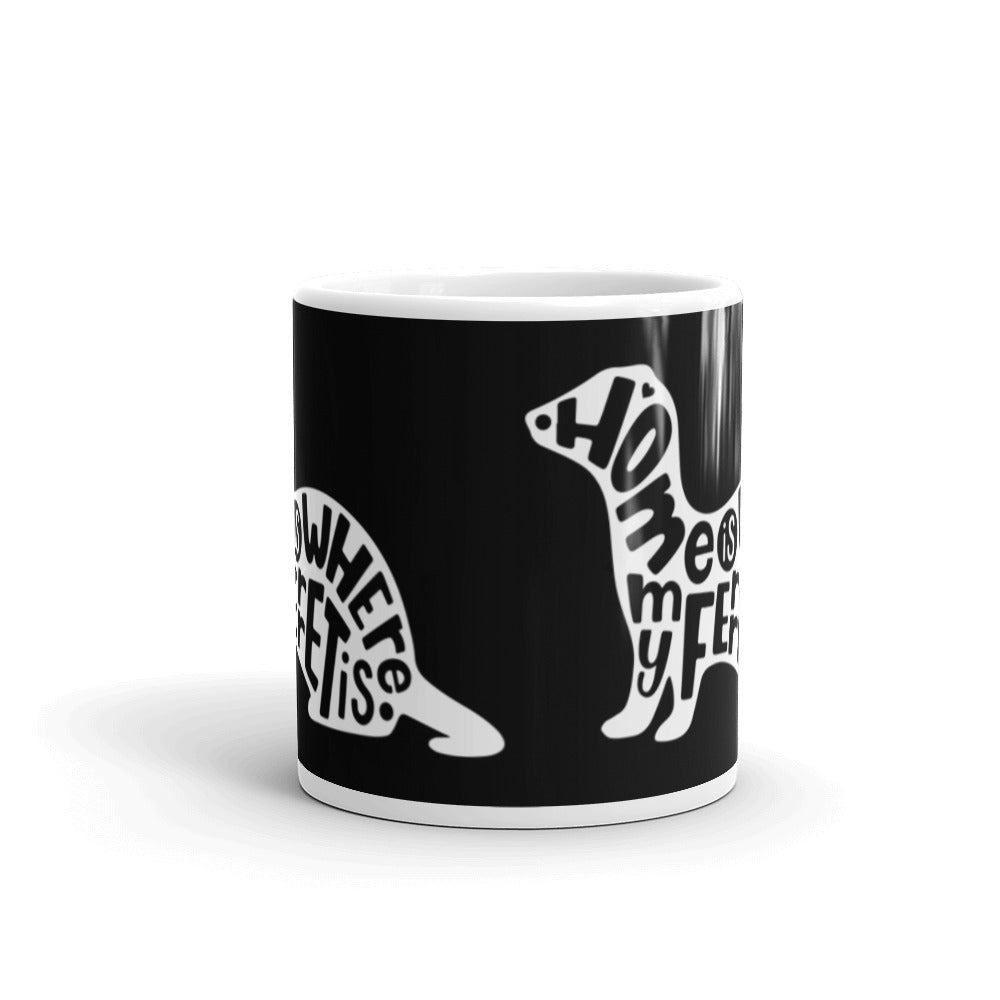 Home Is Where The Ferret Is Mug
