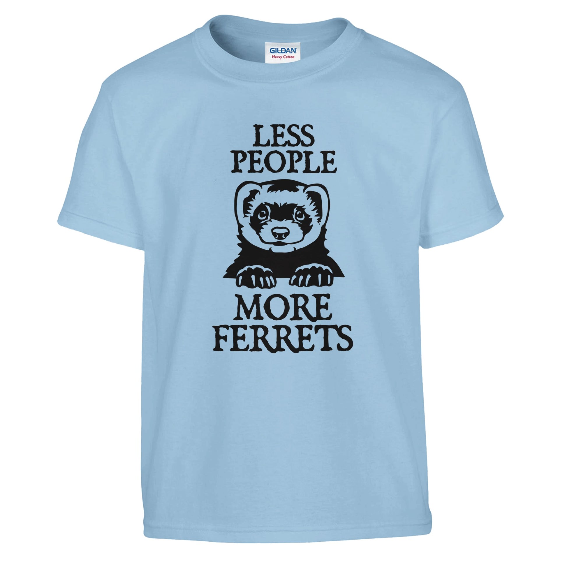 Less People More Ferrets Kids T-shirt