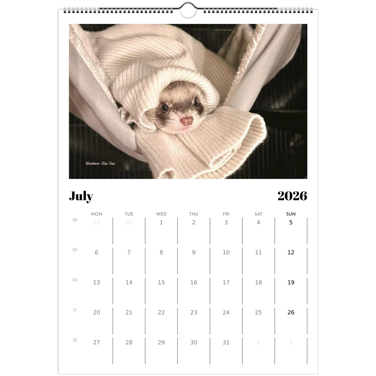 2026 Ferret Owners Australia Calendar