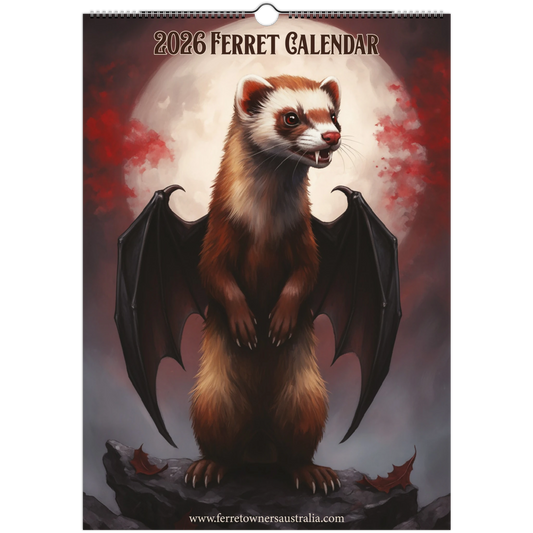 2026 Ferret Owners Australia Fantasy Art Calendar