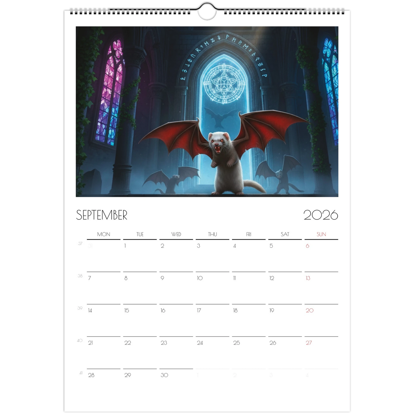 2026 Ferret Owners Australia Fantasy Art Calendar