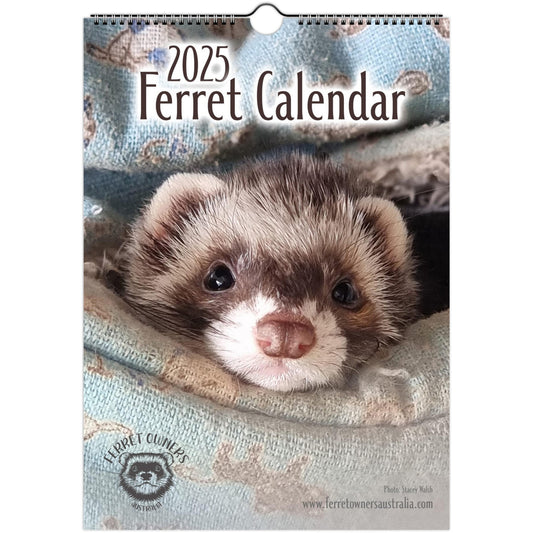 Ferret Owners Australia Calendar 2025 Cover