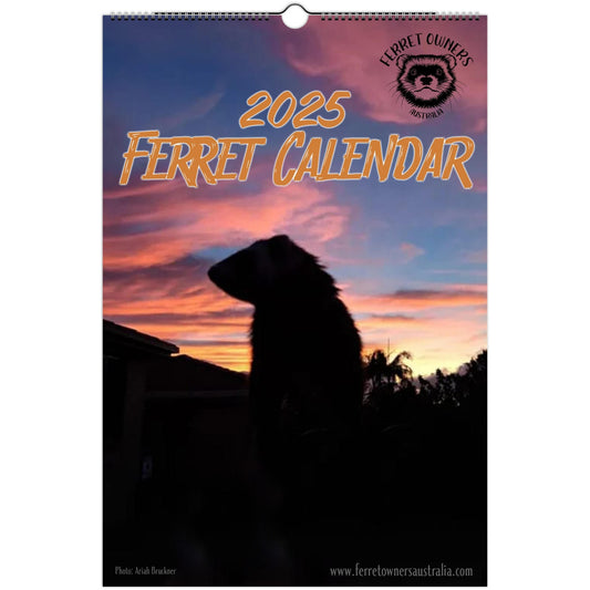 Ferret Owners Australia Ledger Calendar 2025 V3