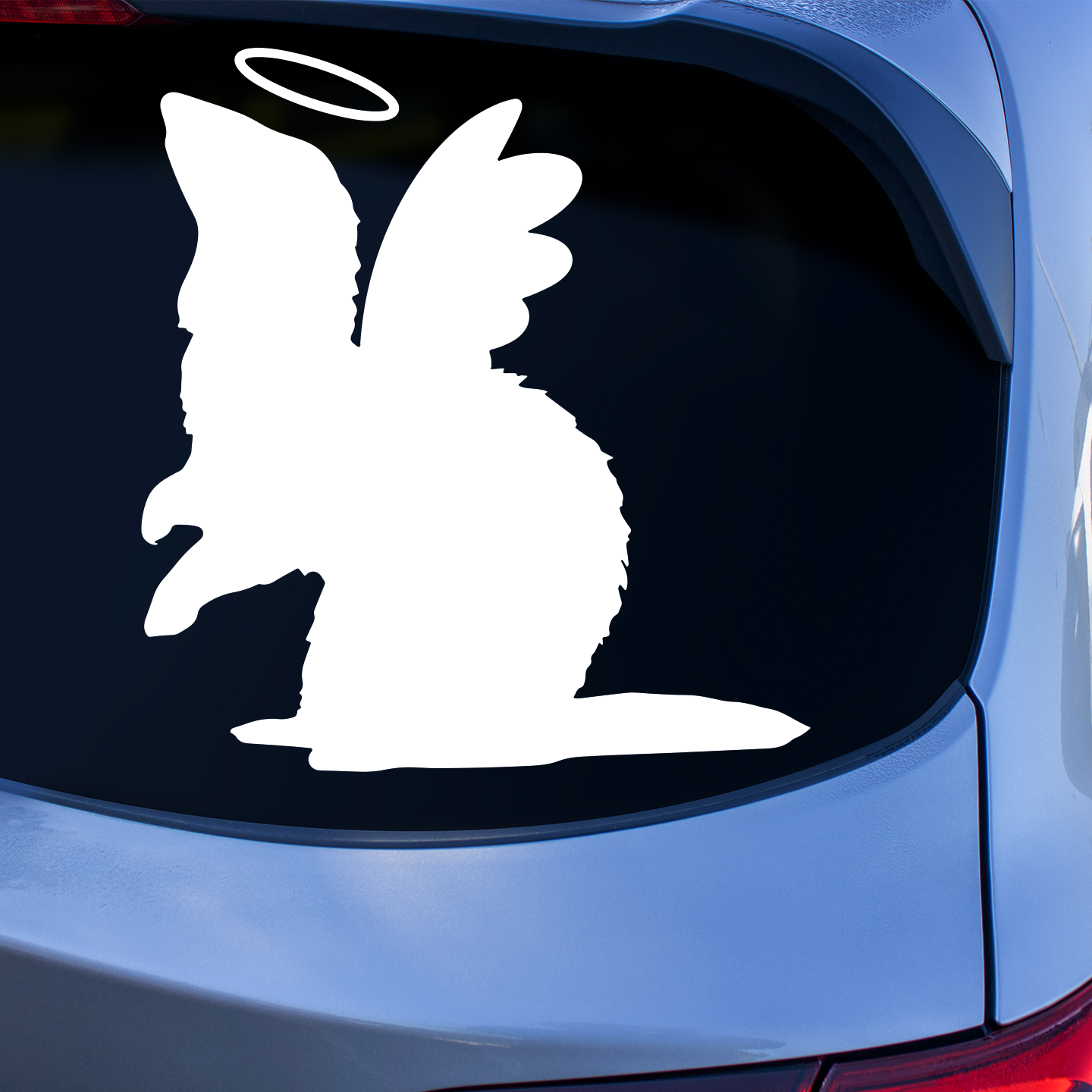 Ferret With Wings Memorial Sticker