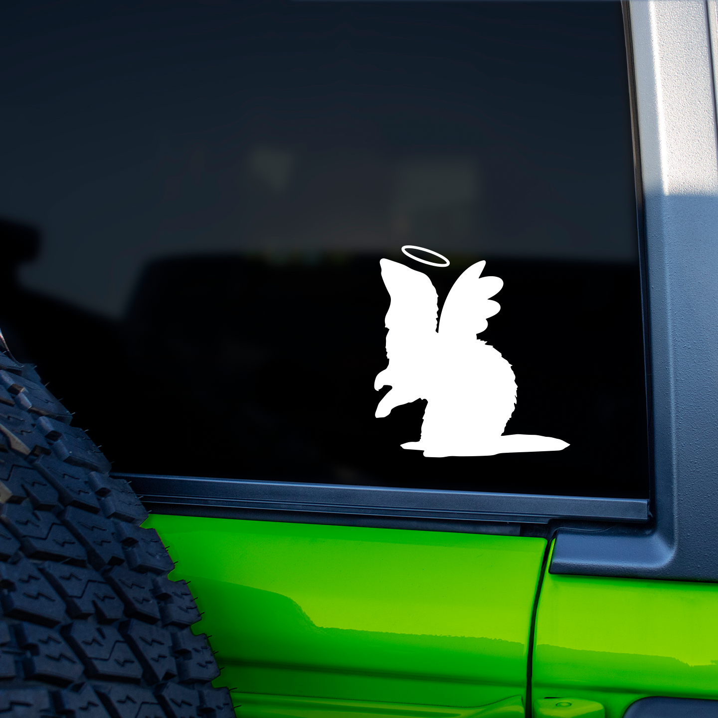 Ferret With Wings Memorial Sticker