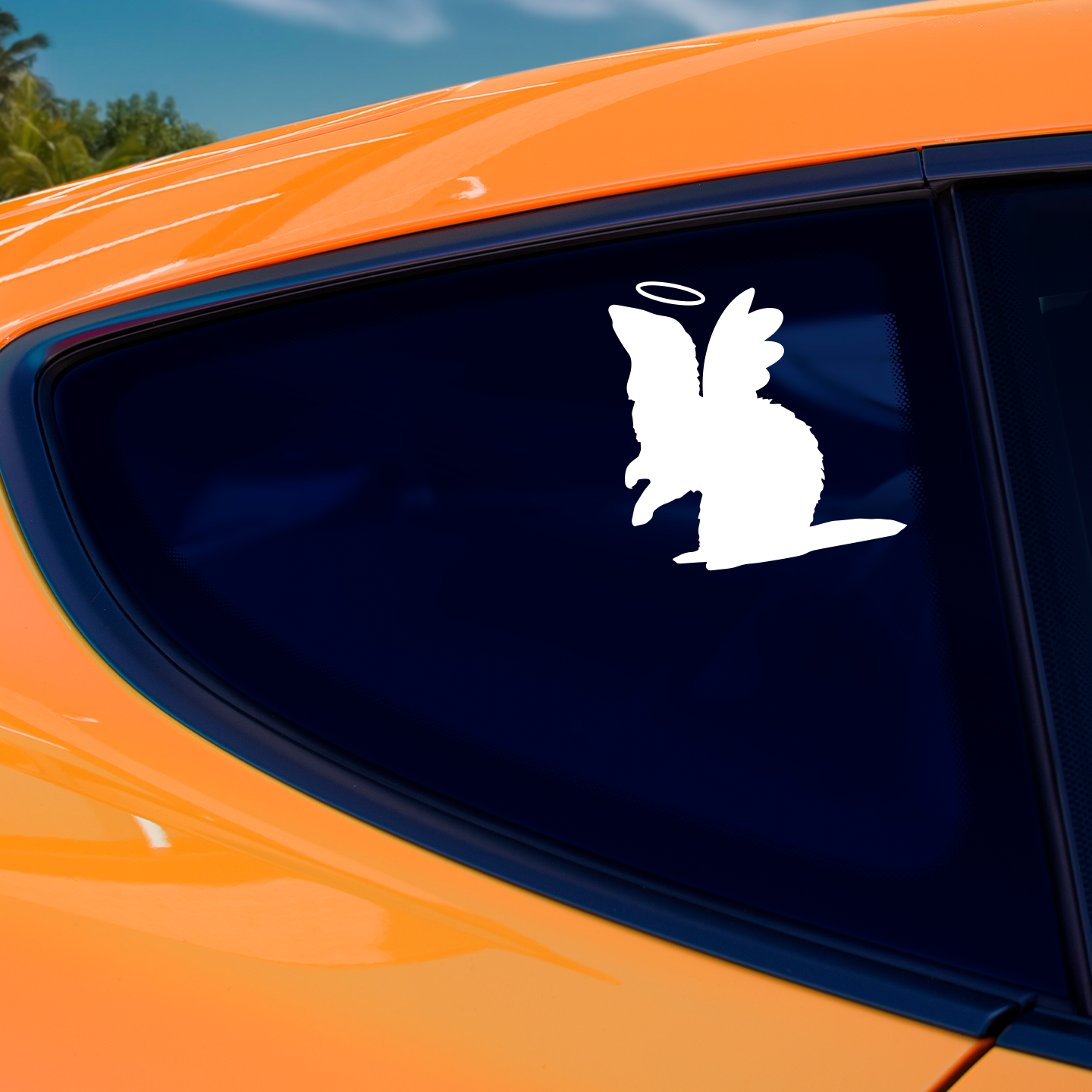 Ferret With Wings Memorial Sticker