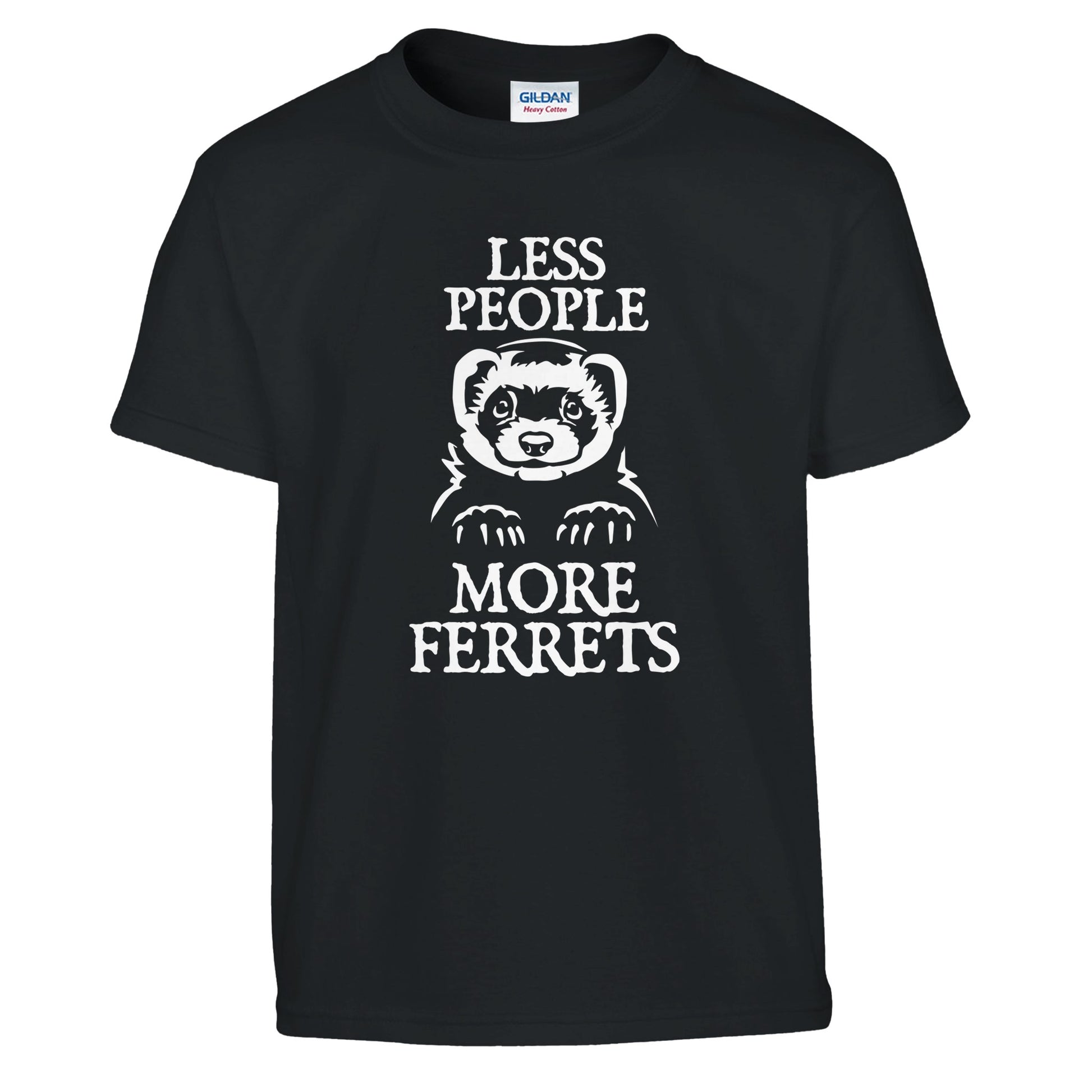 Less People More Ferrets Kids T-shirt