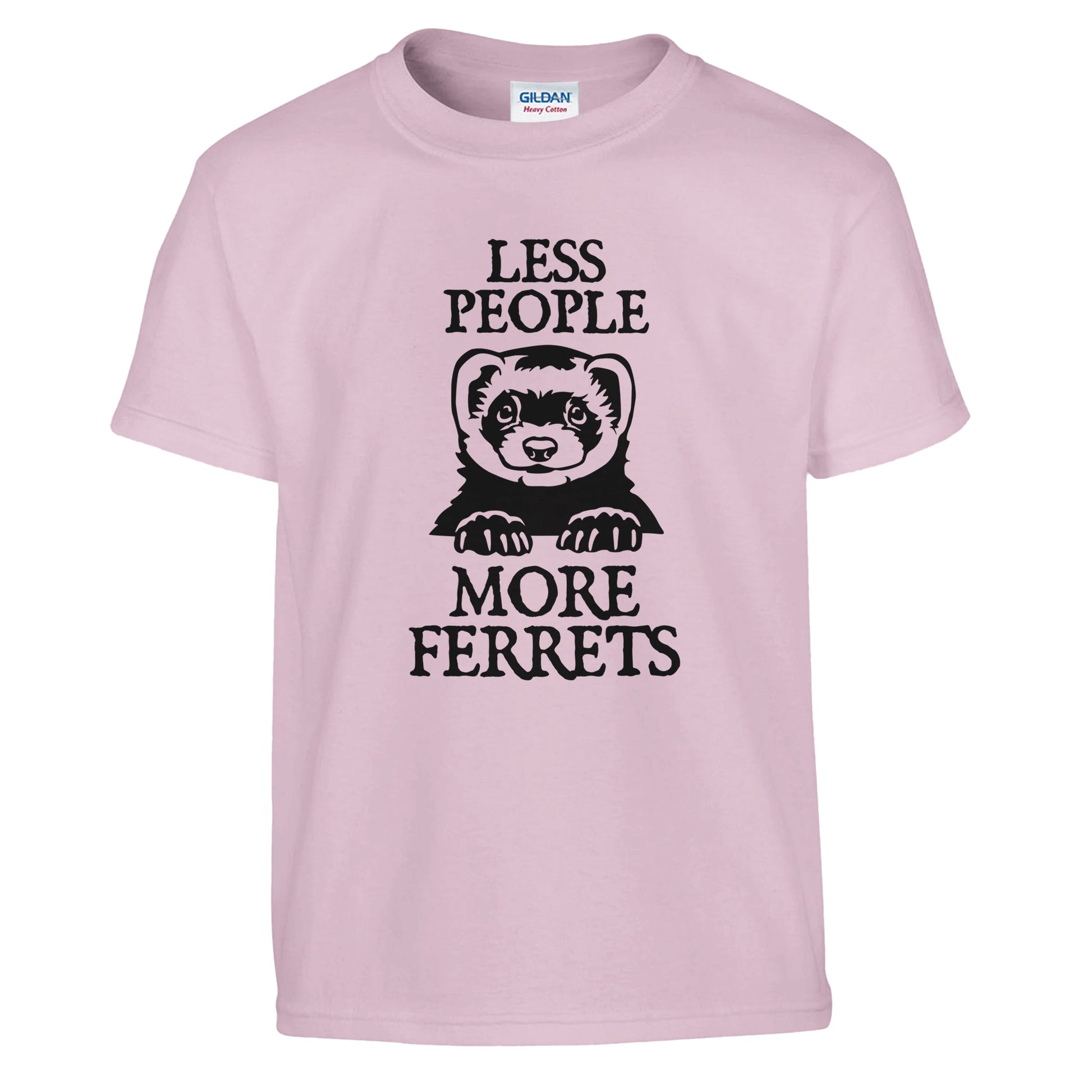 Less People More Ferrets Kids T-shirt