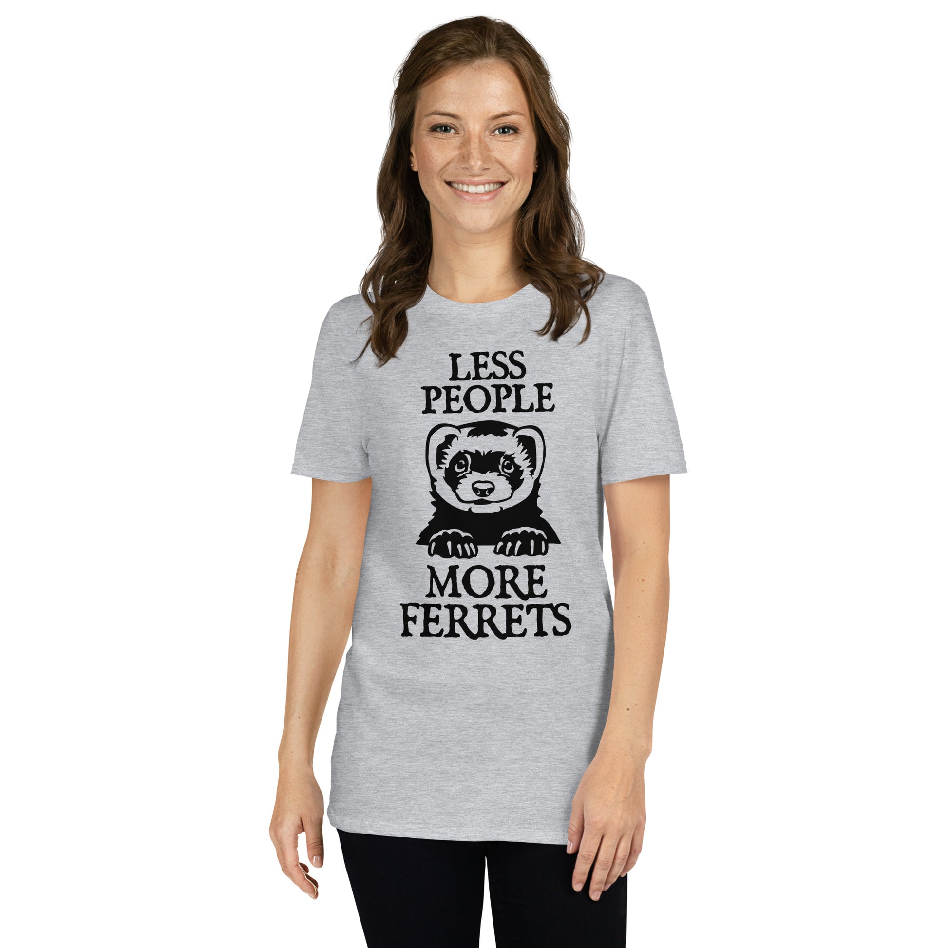 Less People More Ferrets Unisex T-Shirt