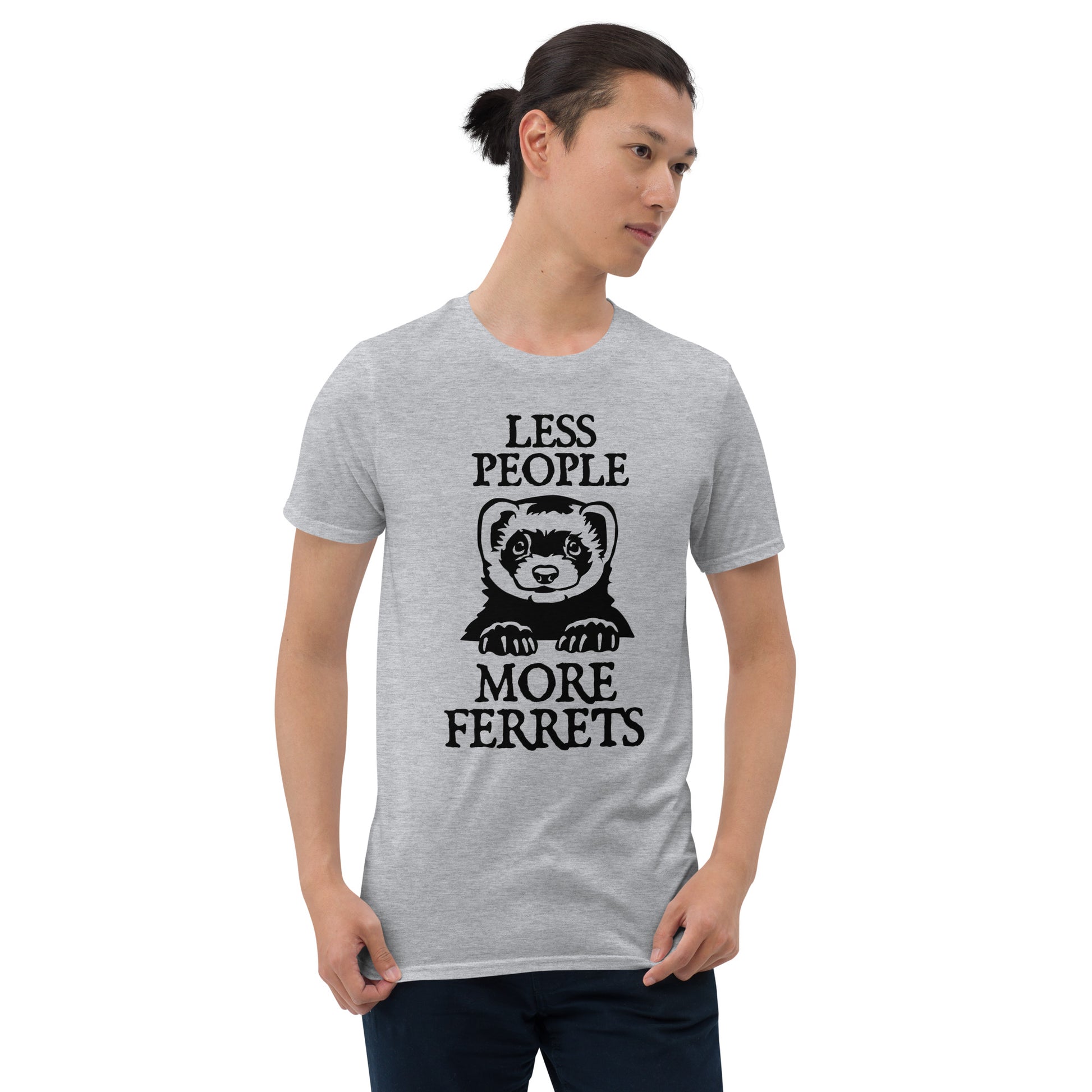 Less People More Ferrets Unisex T-Shirt
