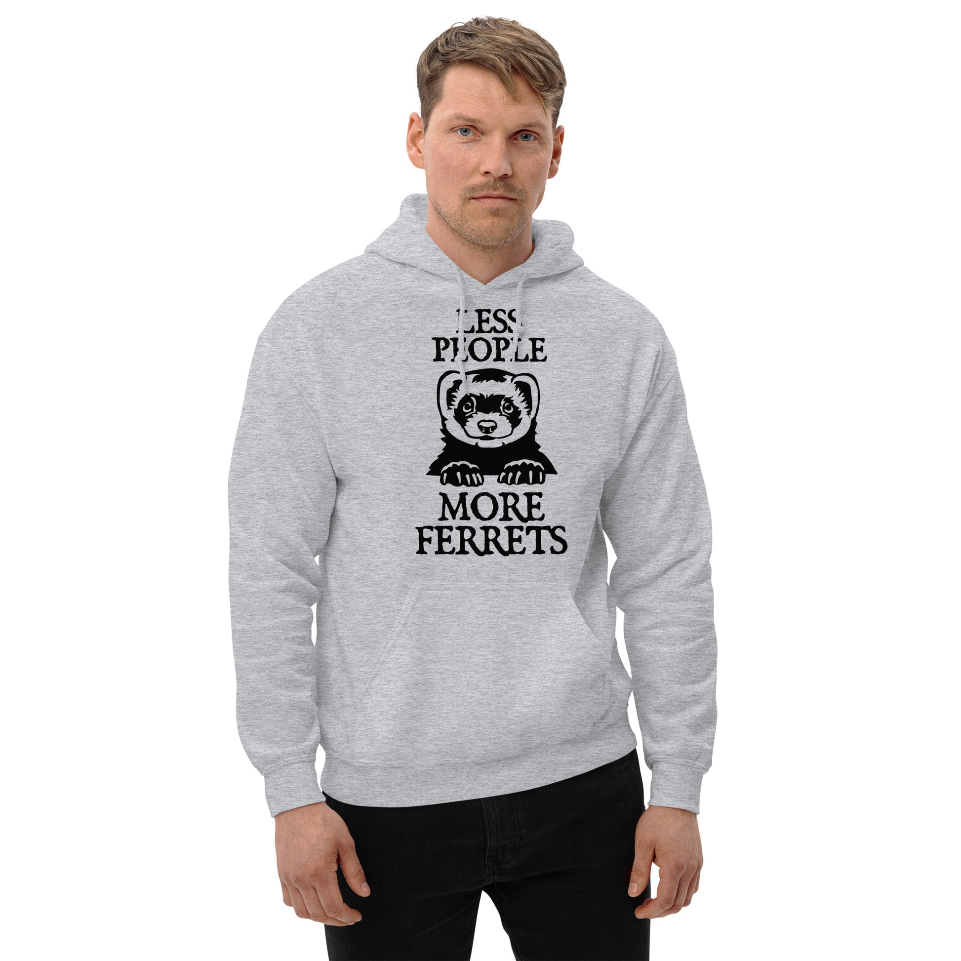 Less People More Ferrets Unisex Hoodie