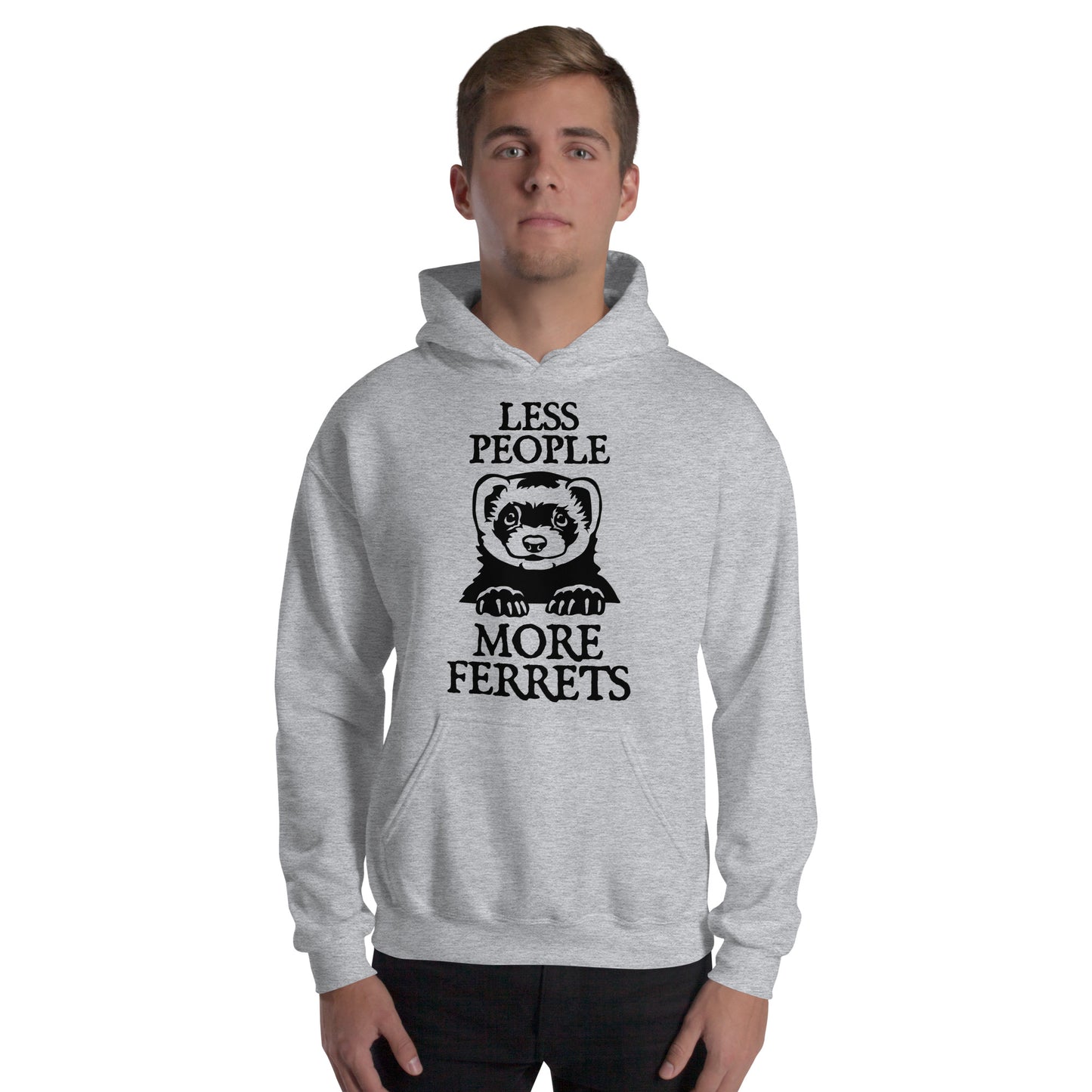 Less People More Ferrets Unisex Hoodie