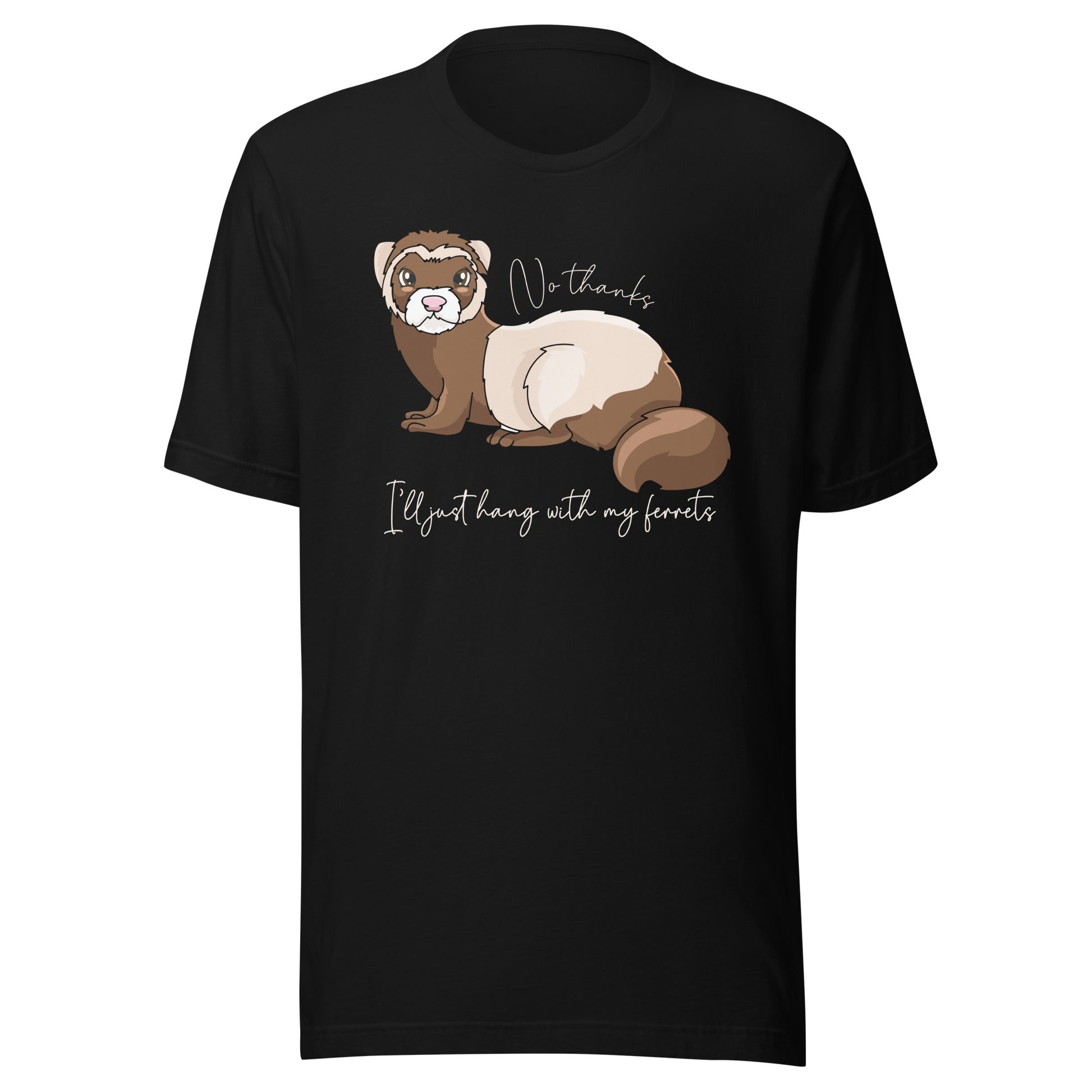 No Thanks I'll Just Hang With My Ferrets Unisex T-Shirt