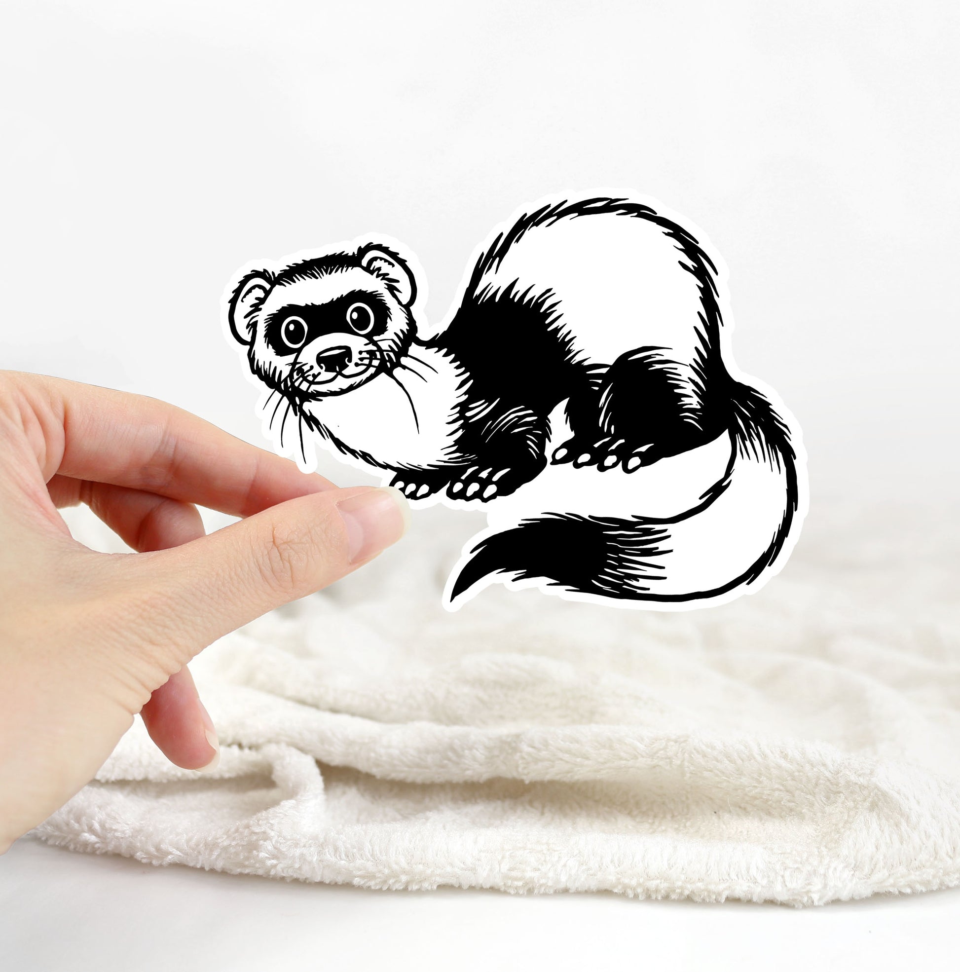 Cute Ferret Stickers