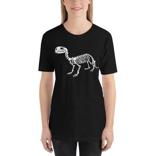 Ferret Skeleton Unisex T-Shirt