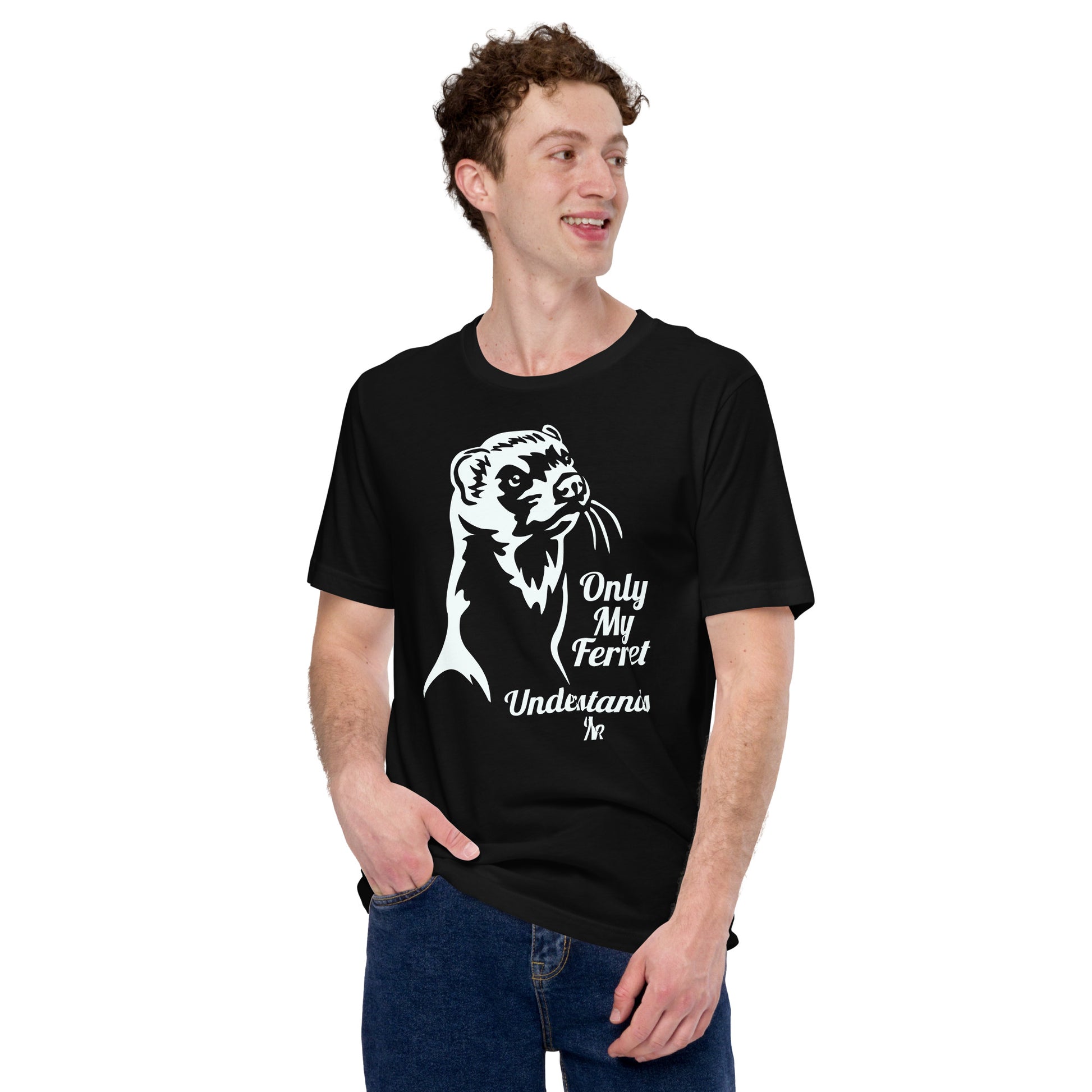 Only My Ferret Understands Me Unisex T-Shirt